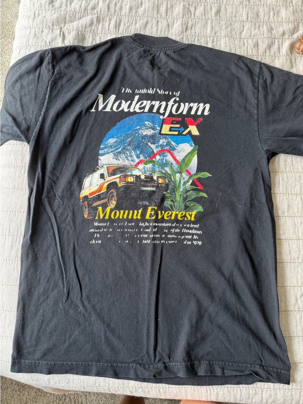 Mount Everest Graphic Short Sleeve Tee - Black